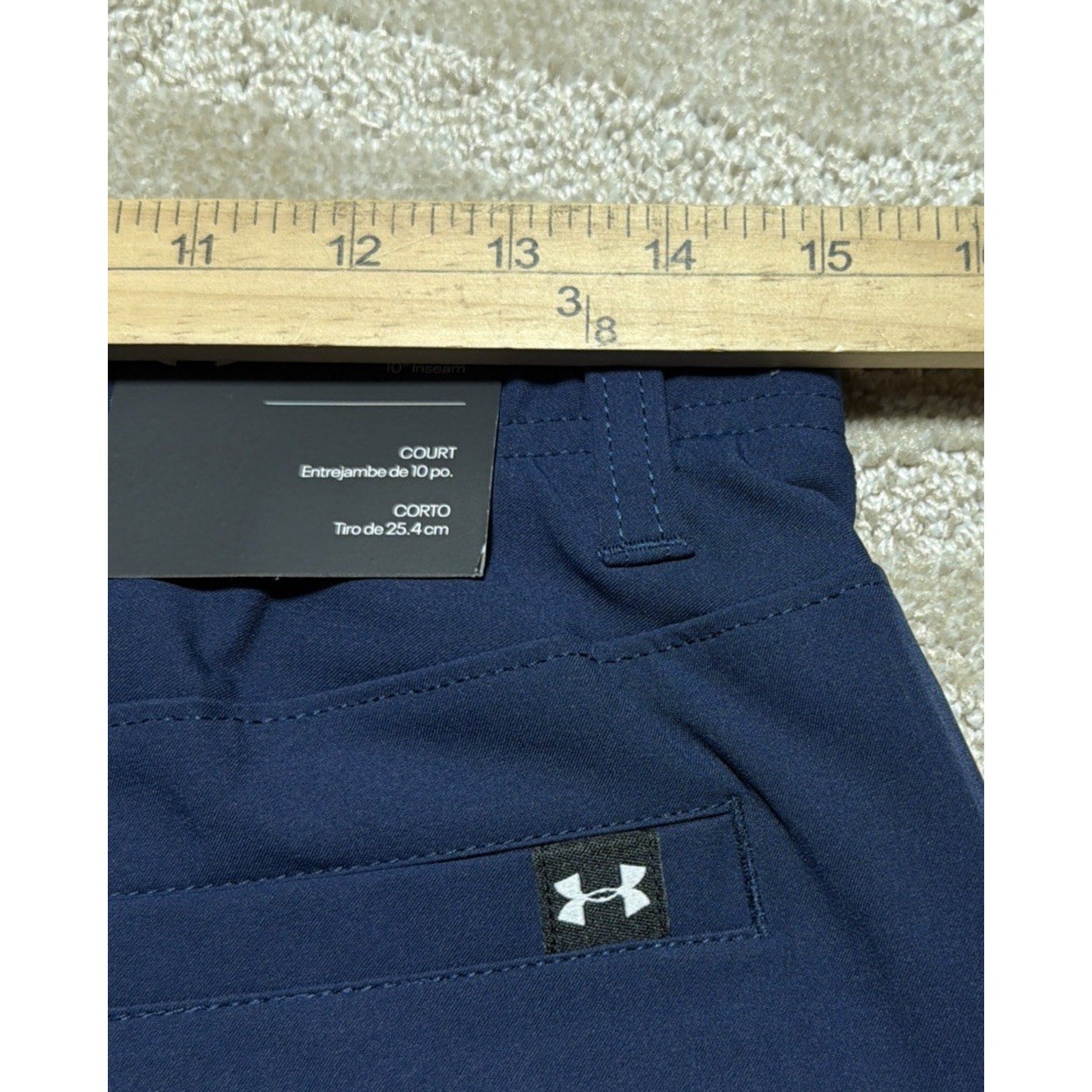 Under Armour Golf Shorts Mens 30 Blue UA Drive Performance 10" Inseam 1364409