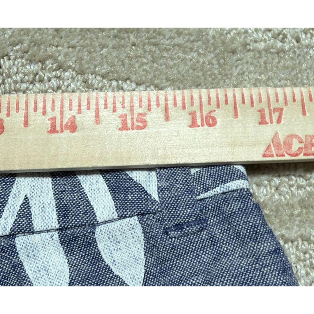 New Old Navy Women's Size 10 Navy Floral Linen Blend Everyday Shorts