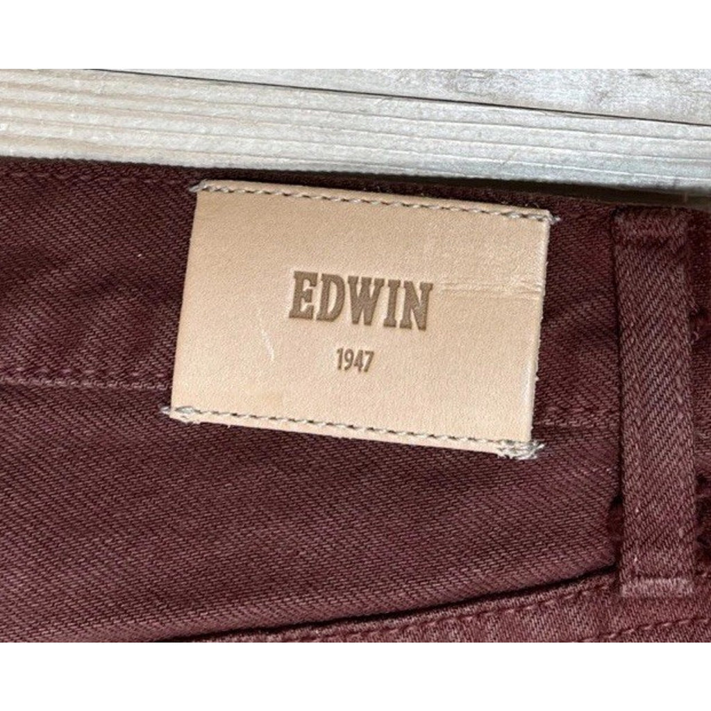 NWT EDWIN Women’s Jeans Anthropologie Anderson Ankle Spice Brown - Size 25