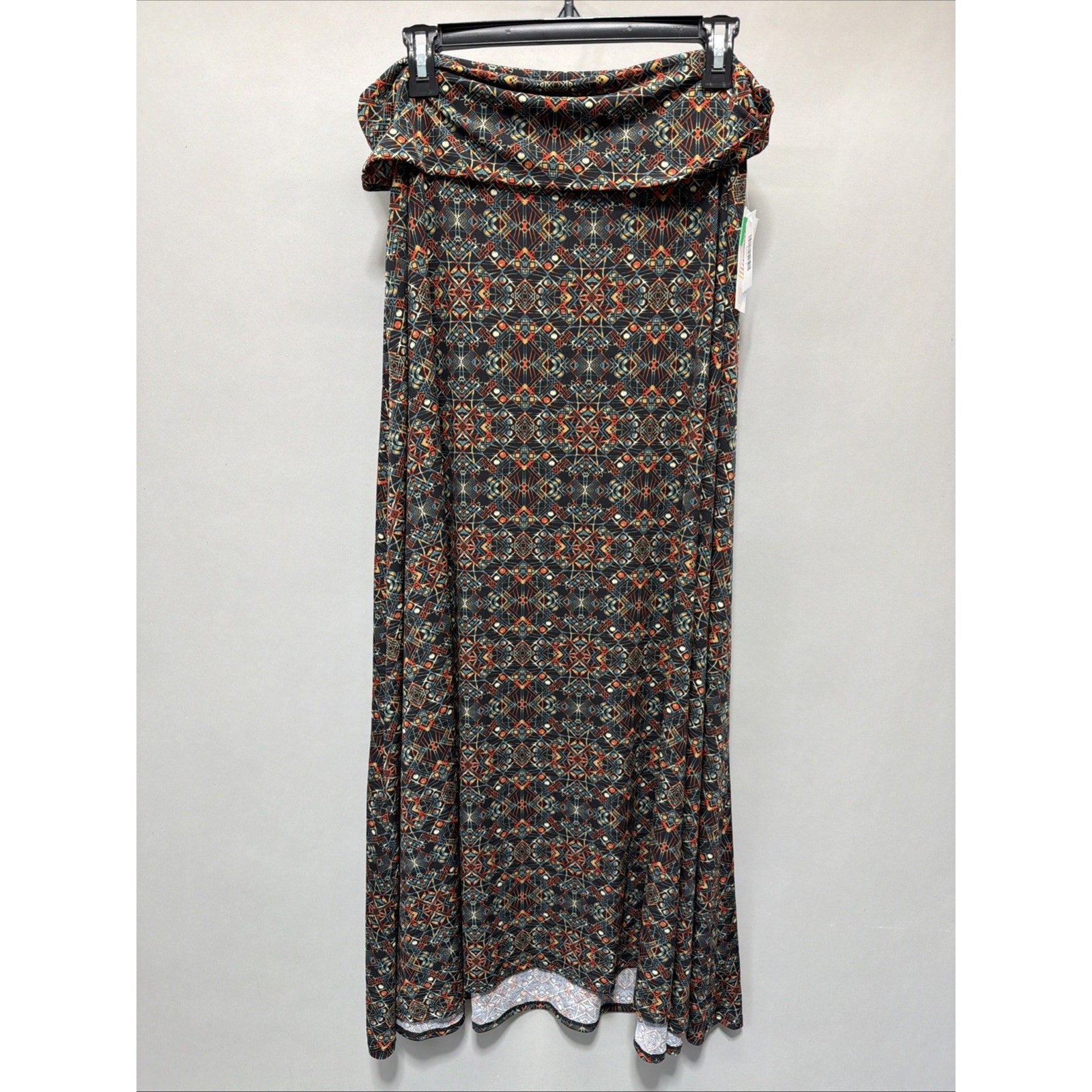 LuLaRoe Size Large Maxi Skirt Aztec Print Stretch Knit Long Women’s L New