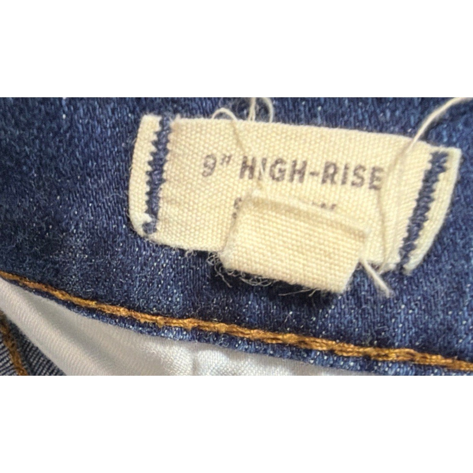 Madewell Women's 9" High Rise Skinny Jeans Blue Size 28 Denim Casual