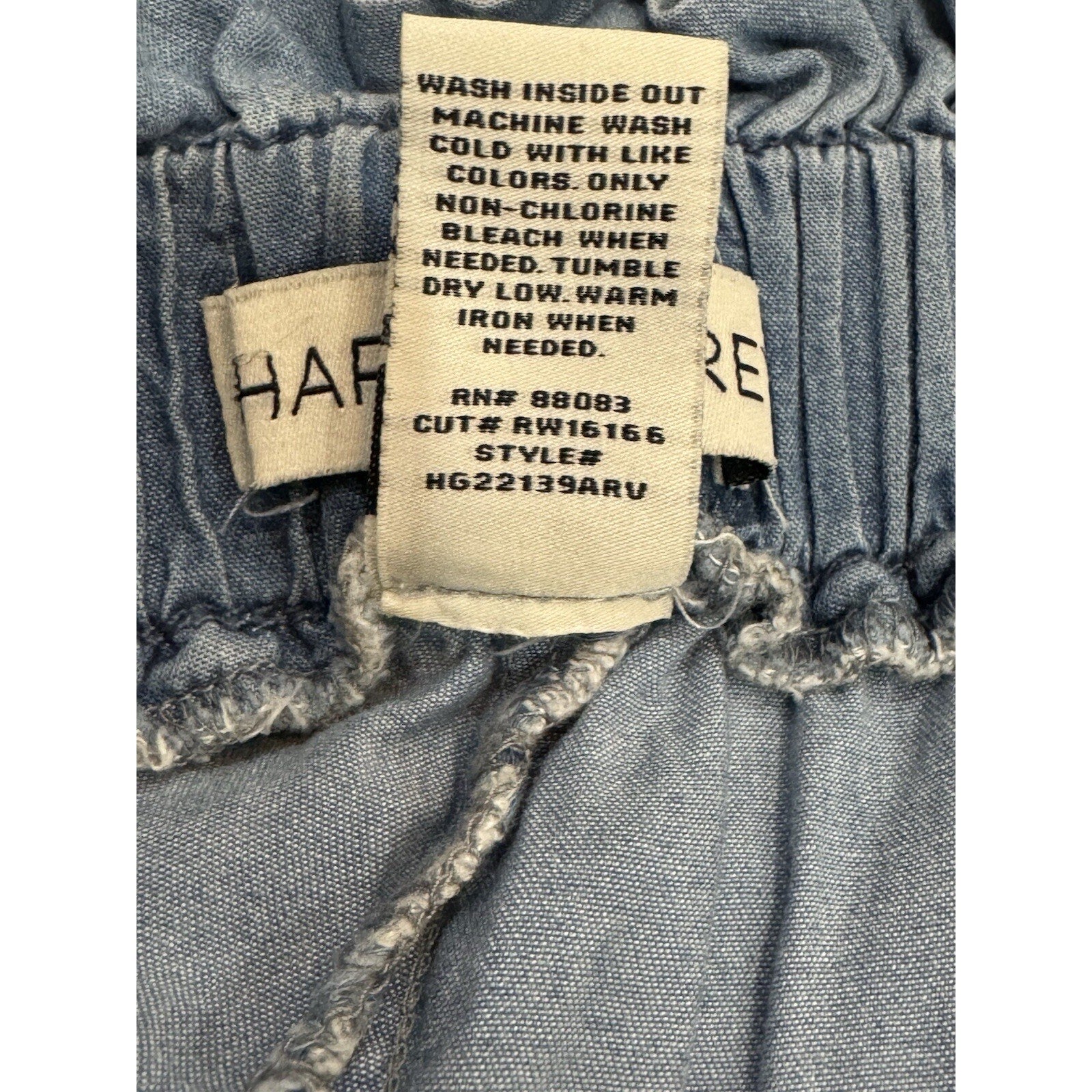 Happily Grey Wide Leg Jeans Junior's S Baggy Lightweight Skater Hipster Blue