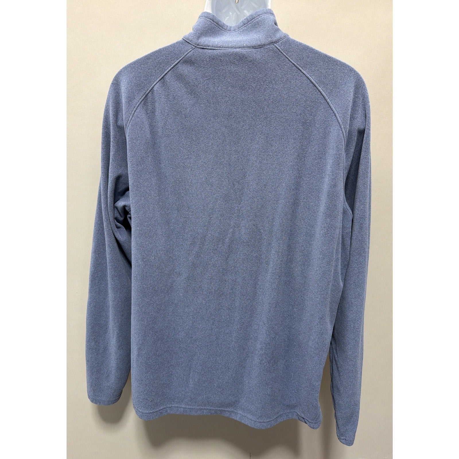 Mondetta Outdoor project Soft quarter zip Velour fleece jacket in steel blue XL