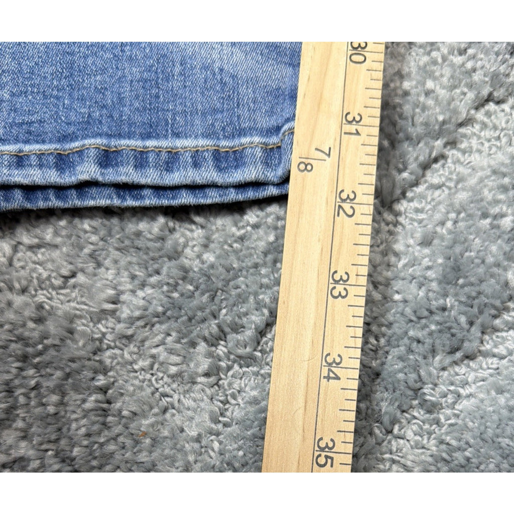 Denim Jeans Sun + Stone Mens Athletic Skinny Fit Distressed Blue 31x32