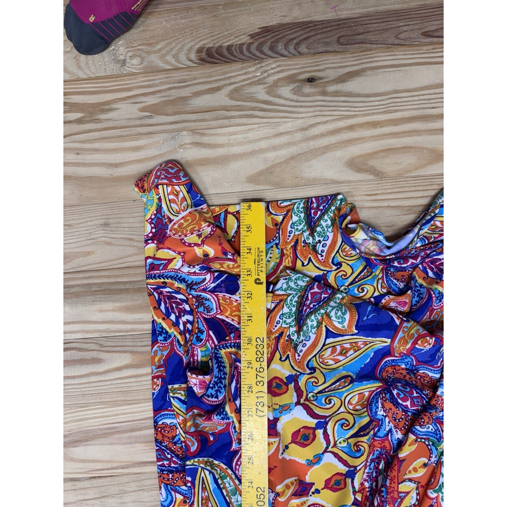 Ralph Lauren Paisley A Line dress Sleeveless Work Cocktail Women’s Size M