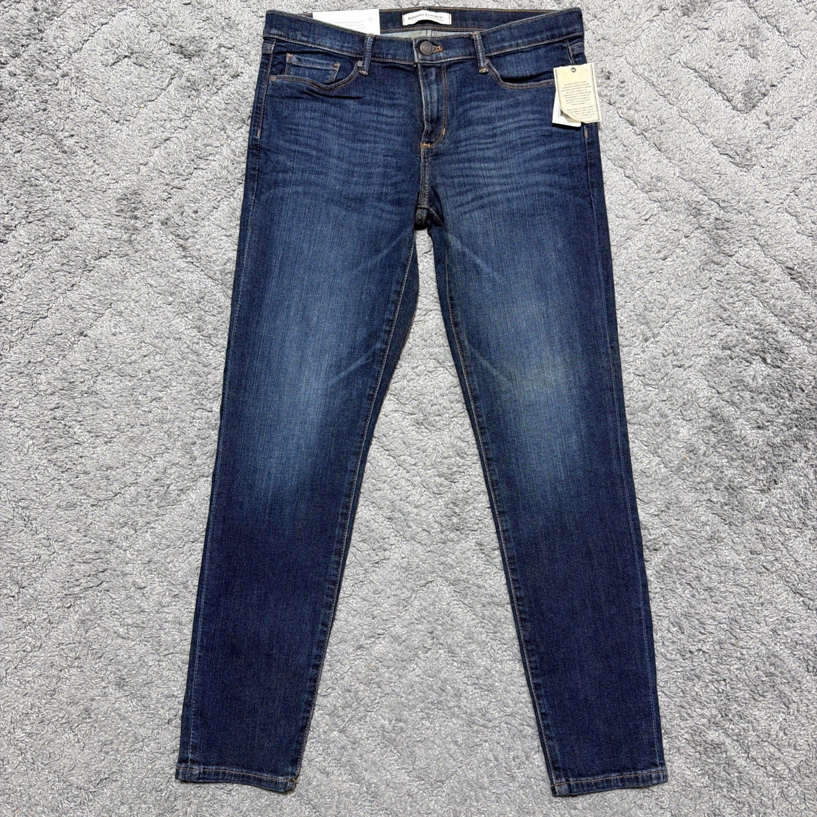 Banana Republic Premium Skinny Ankle Jeans Womens 29 Stretch Mid Rise Denim NWT
