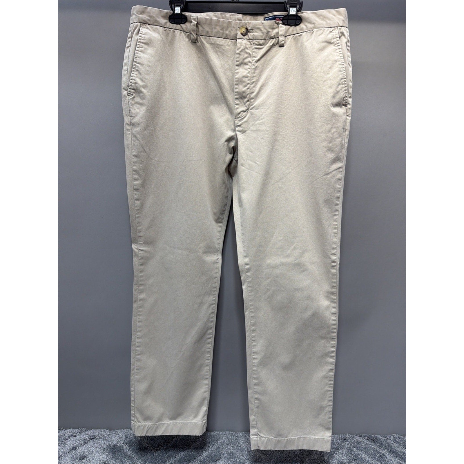 Vineyard Vines Khaki Chino Breaker Pants 40x32 Preppy Casual Career