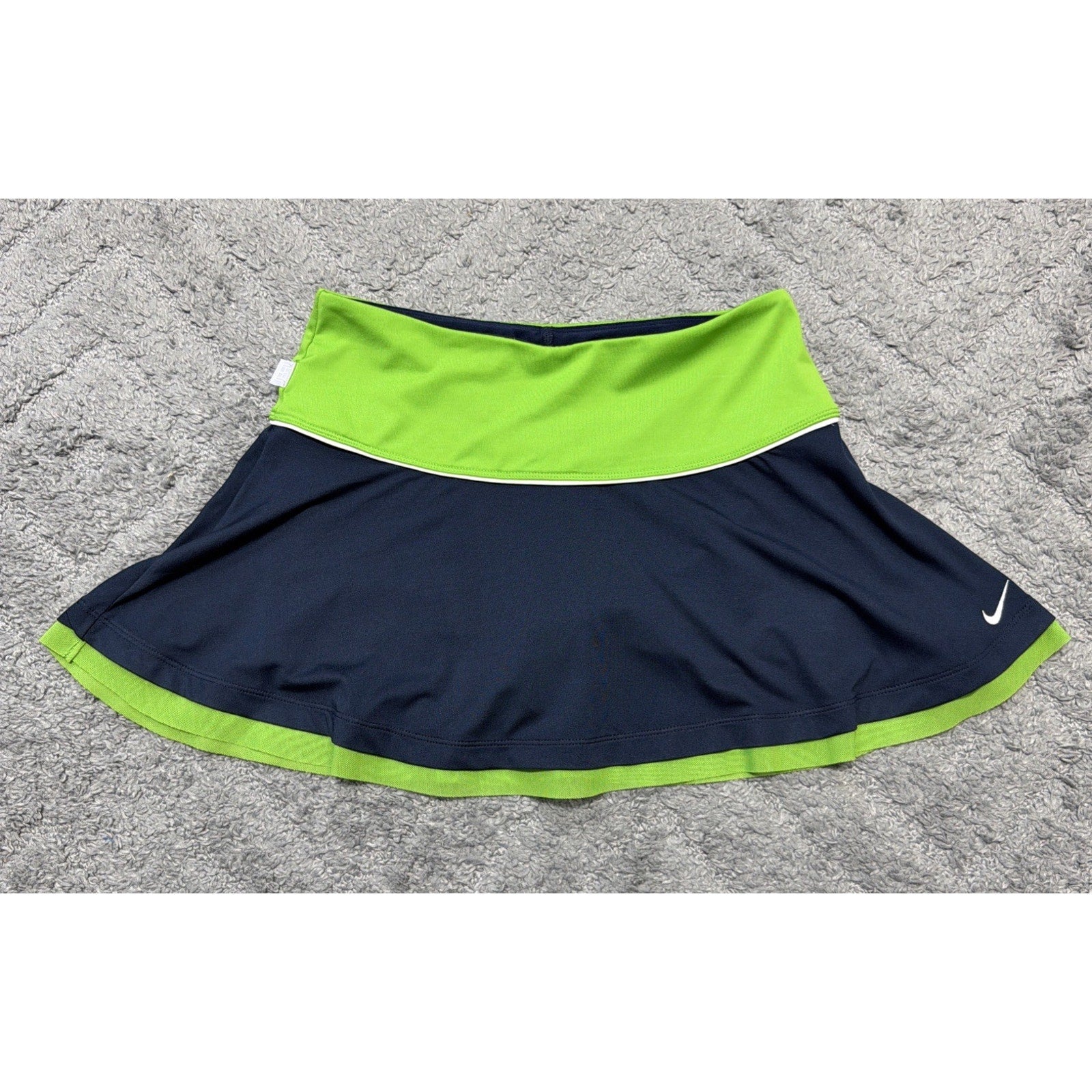 Nike Dri-Fit Victory Skort Women's S Green & Gray Tennis Golf Pickleball Skirt