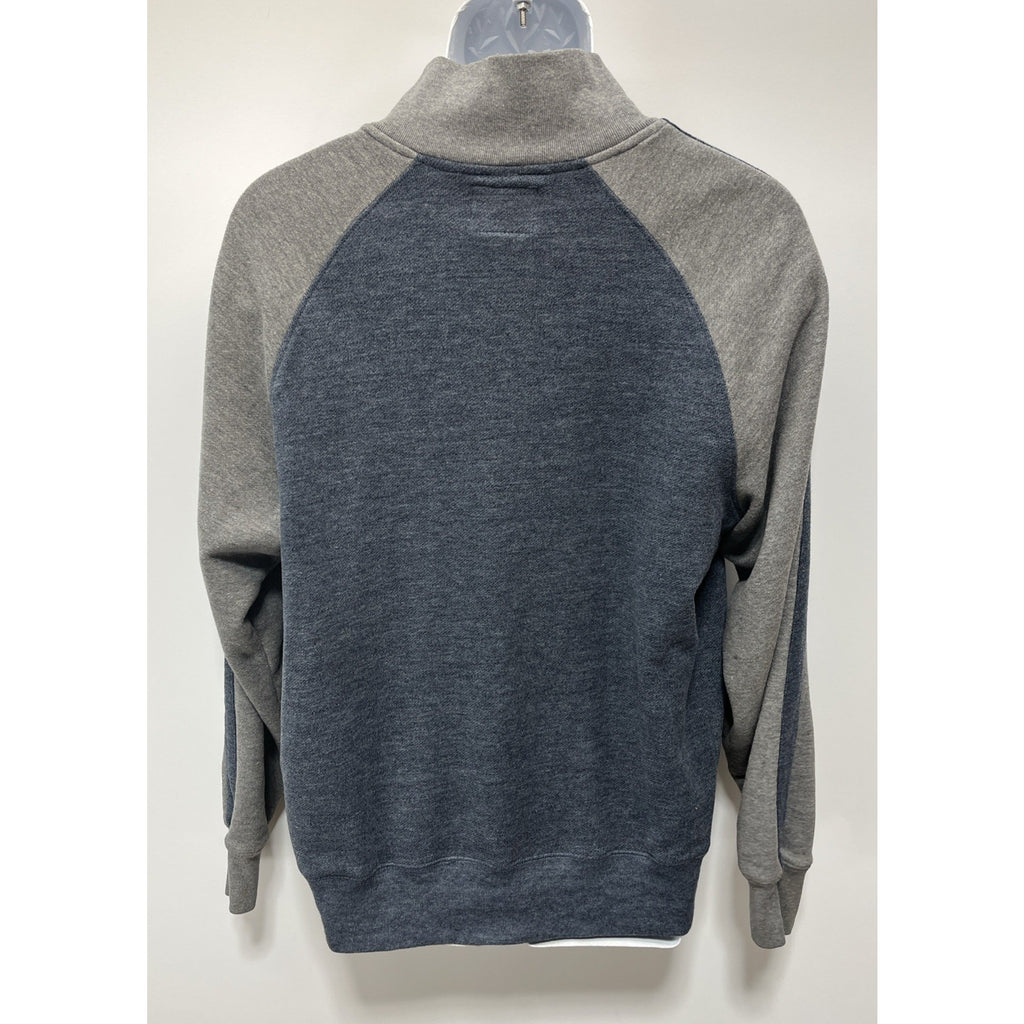 47 Brand Los Angeles Rams Jacket Mens M Blue Gray Colorblock Full Zip NFL