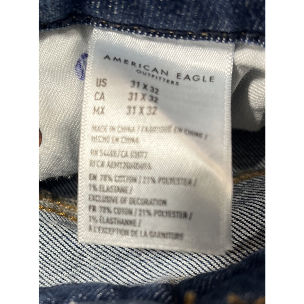 American Eagle Jeans Men's Slim Straight Fit Next Level Stretch Denim 31x32