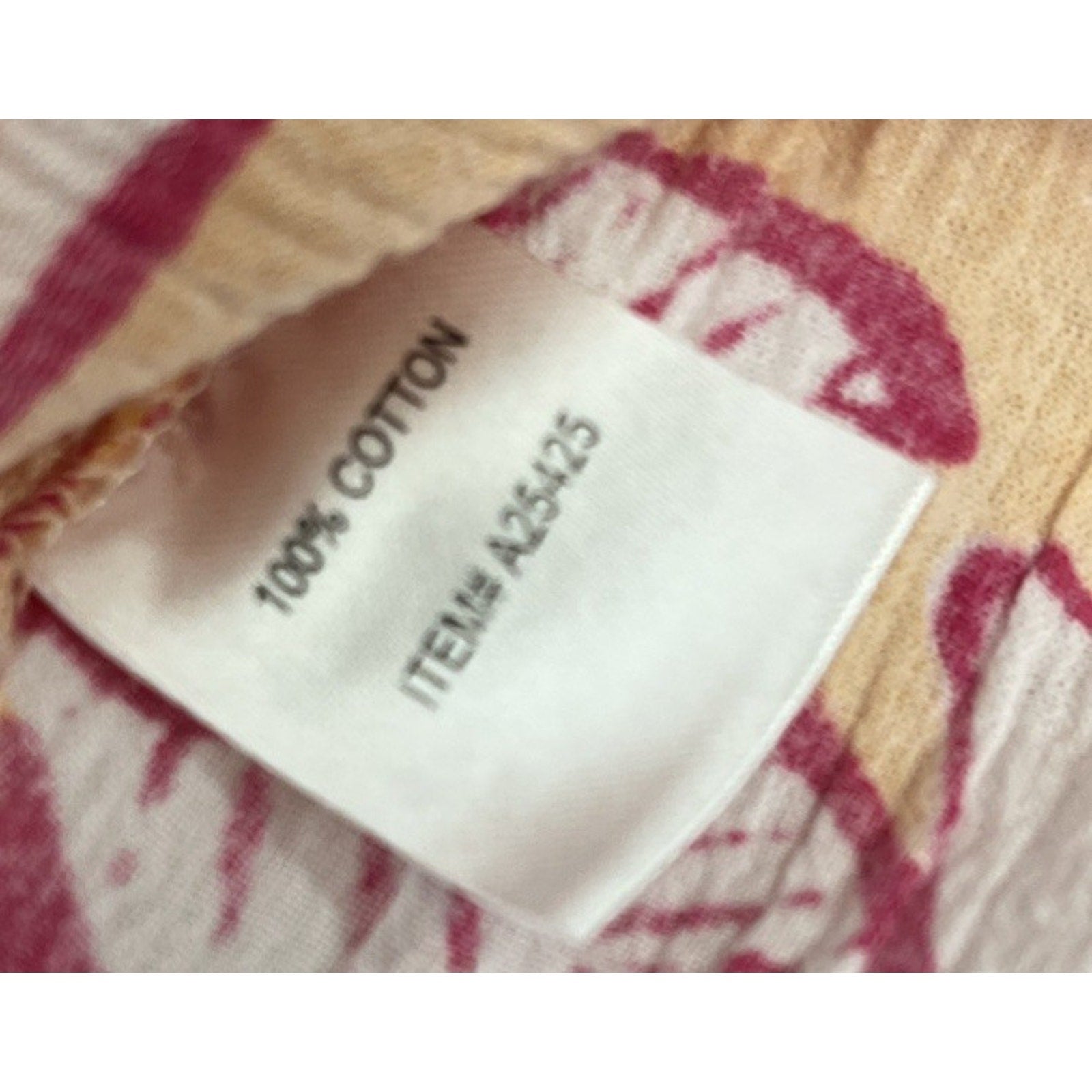 women's Appleseed's orange & pinks floral print shirt size medium Petite