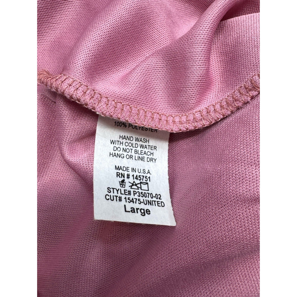 Peach Love CA Wide Leg Colorful Stretch & Tie Waist Boho/Hippie Size Large USA