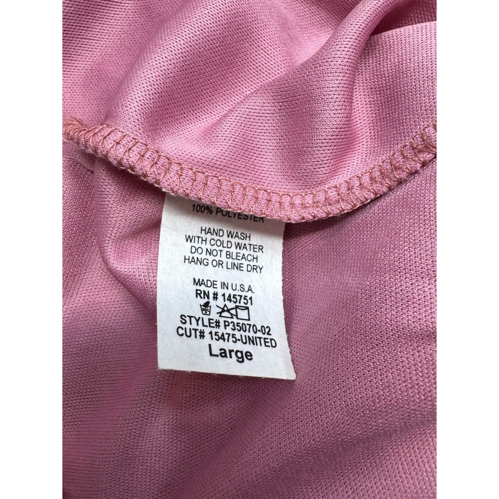 Peach Love CA Wide Leg Colorful Stretch & Tie Waist Boho/Hippie Size Large USA