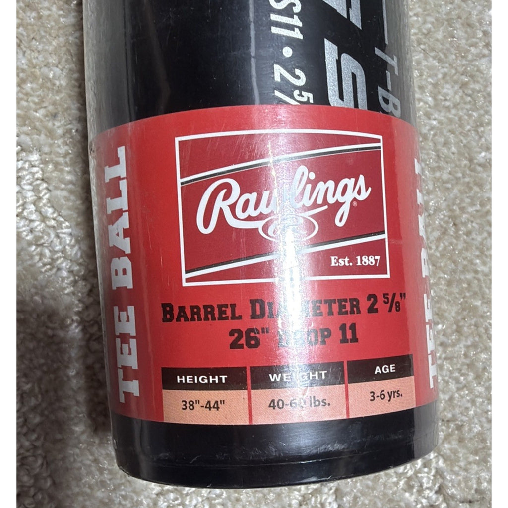 RAWLINGS T-BALL BIG STICK TBBS11 2 5/8" DIAMETER USA BASEBALL T-BALL BAT New