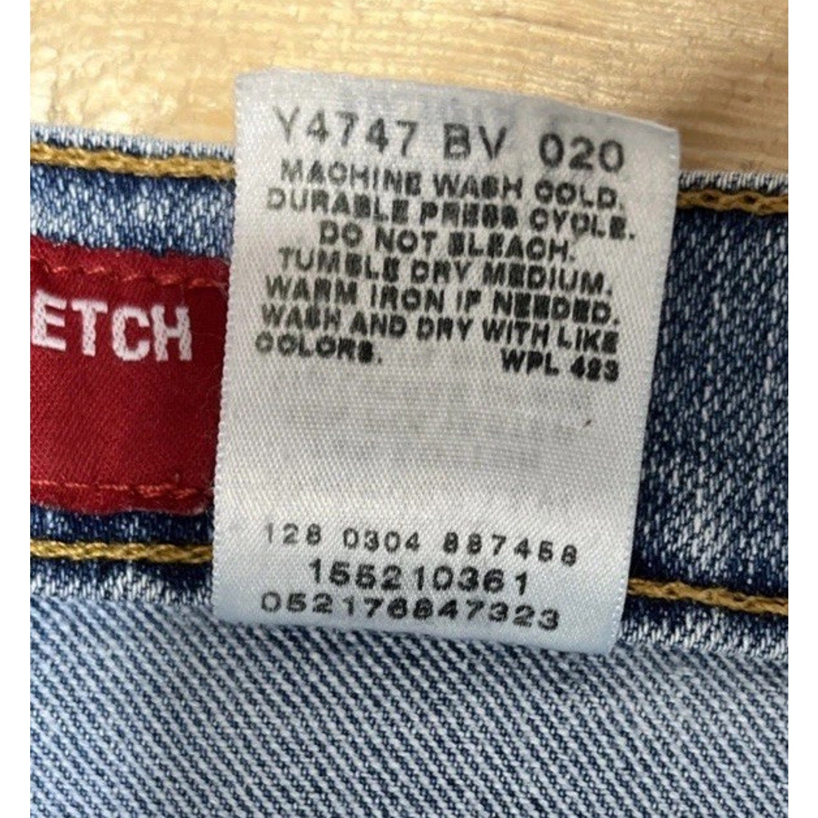 Vintage Y2K Levi's Women's 512 SLIM FIT Tapered Leg Stretch Denim Blue Jeans 10L