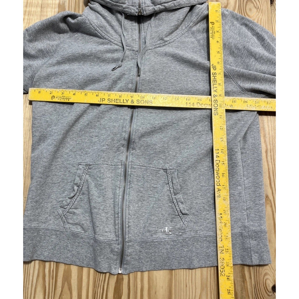 Calvin Klein Performance Mock Neck Full Zip Athletic Jacket Grey Size XXL