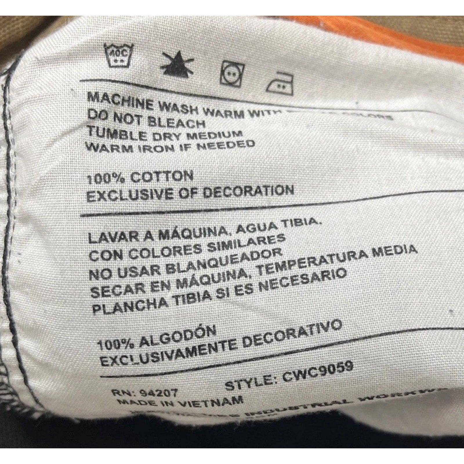 Jesse James Workwear Shorts Washed Duck Mid Weight Canvas Loop Black Men's 42