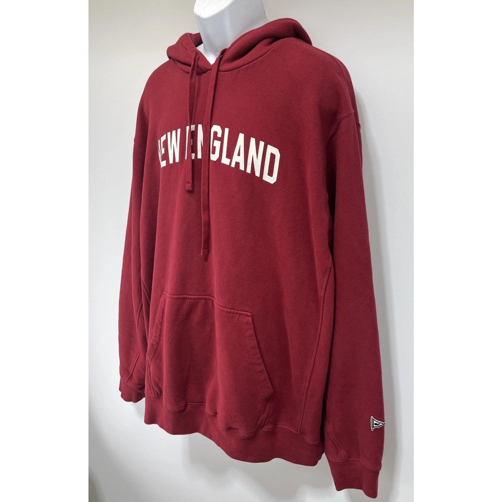 VINEYARD VINES Vintage Whale Clean Fleece Hoodie Men's Size 2XL Sangria