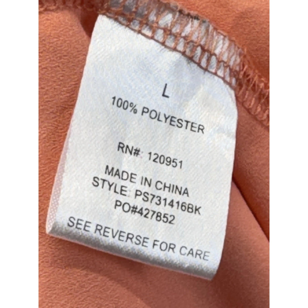 Pink Rose Open Back Guava Pink Slip Dress Size Large Sleeveless Tank Shift