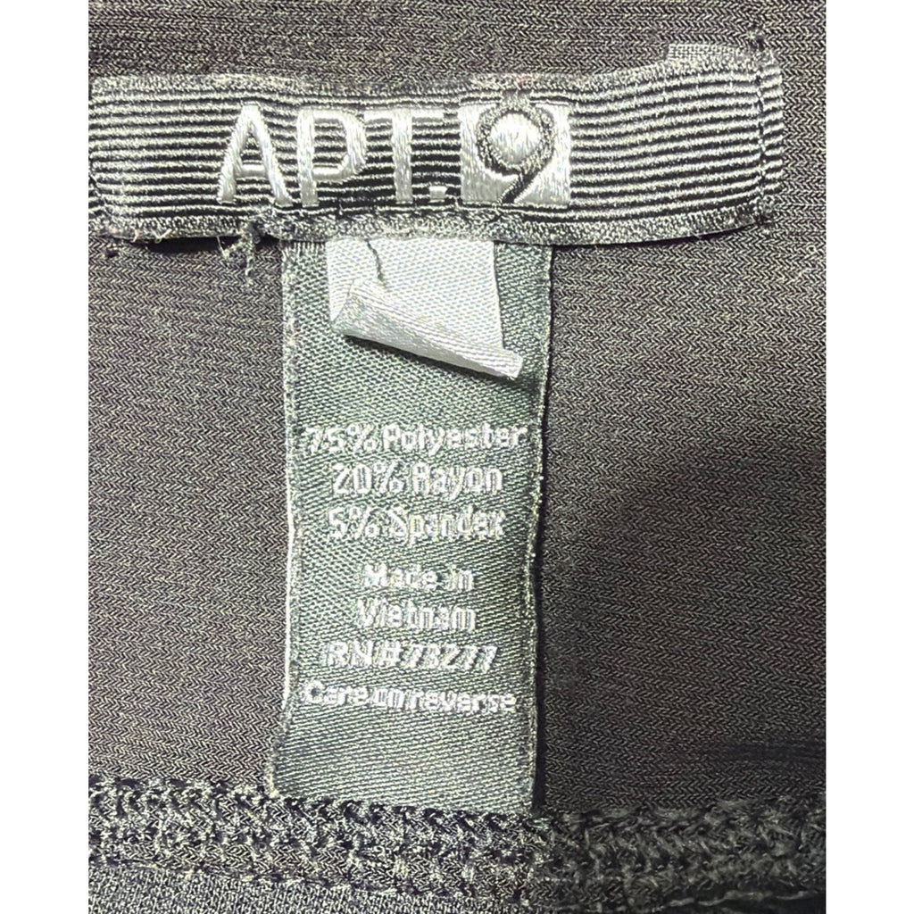 APT. 9 Women’s Yoga Fitness High Rise Full Length Leggings Black Size XL