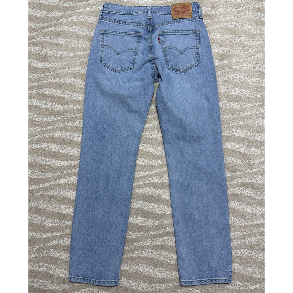 Levis 514 Jeans Men 29x30 Straight Fit Denim Stone Wash Slim Fit Stretch