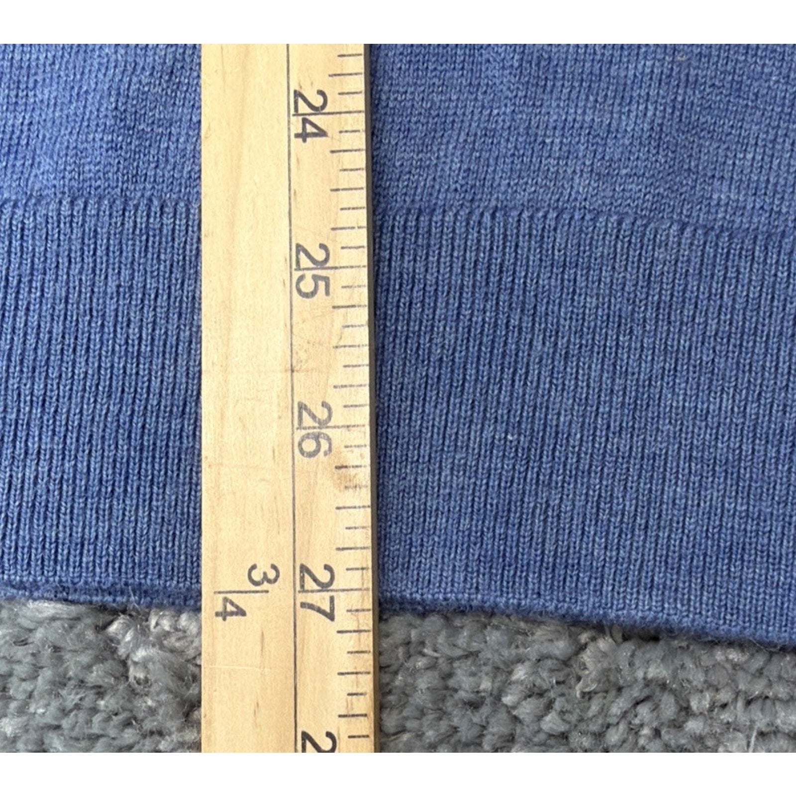 Banana Republic XL blue men’s merino wool sweater extra fine-flaw