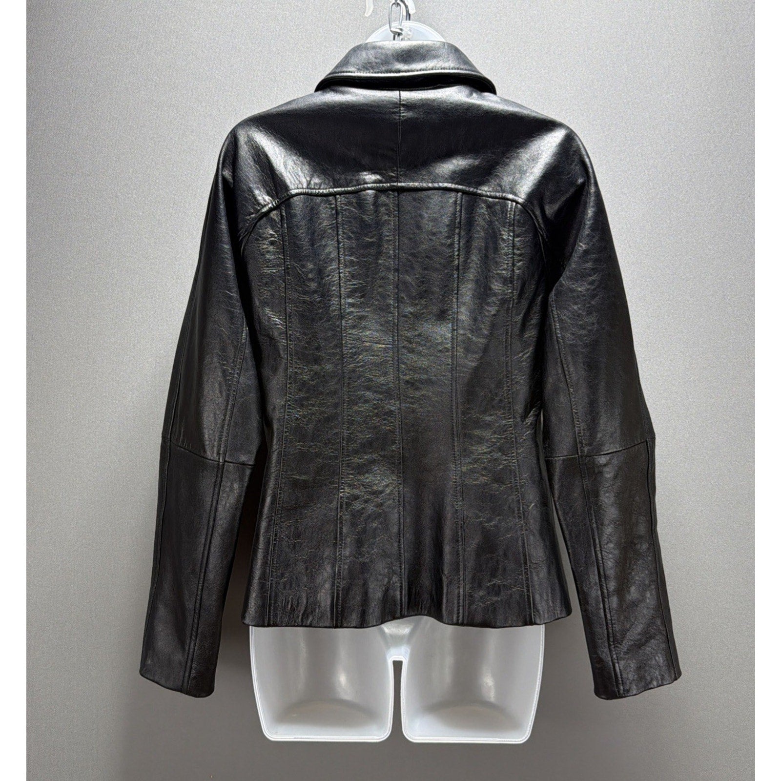 Women’s Wilson’s Leather Maxima Black Genuine Leather Jacket Size Medium