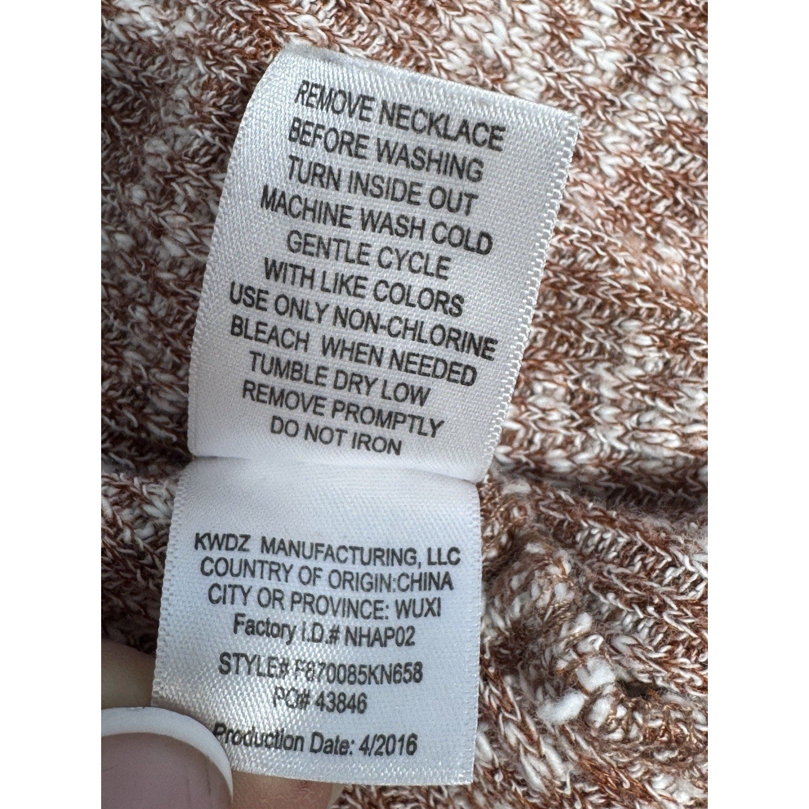 Beautees Cardigan Vest Coral Brick Girls Size X-Large Cropped Dress Boho