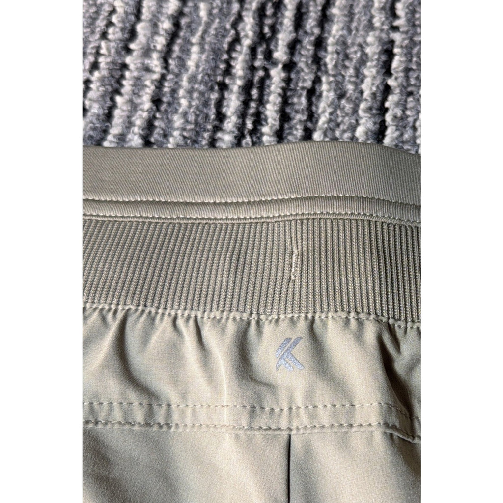Kyodan women’s L Pants Pull On crop jogger Pockets Drawing Women's beige/tan NWT