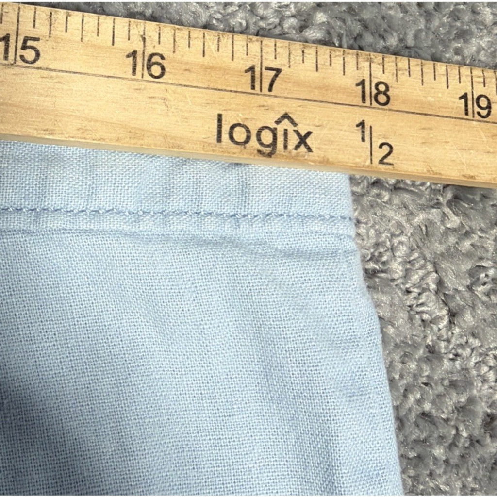 Marc Anthony Casual Slim Fit Shorts Mens Linen Blend Marble Short Size 36