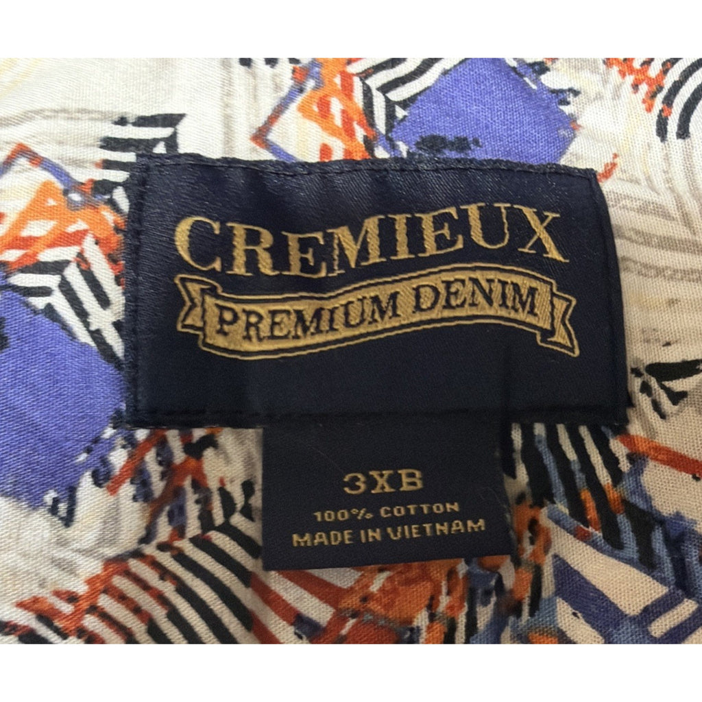 Cremieux Men's Western Paisley Long Sleeve Shirt Size Big 3X Snap Button