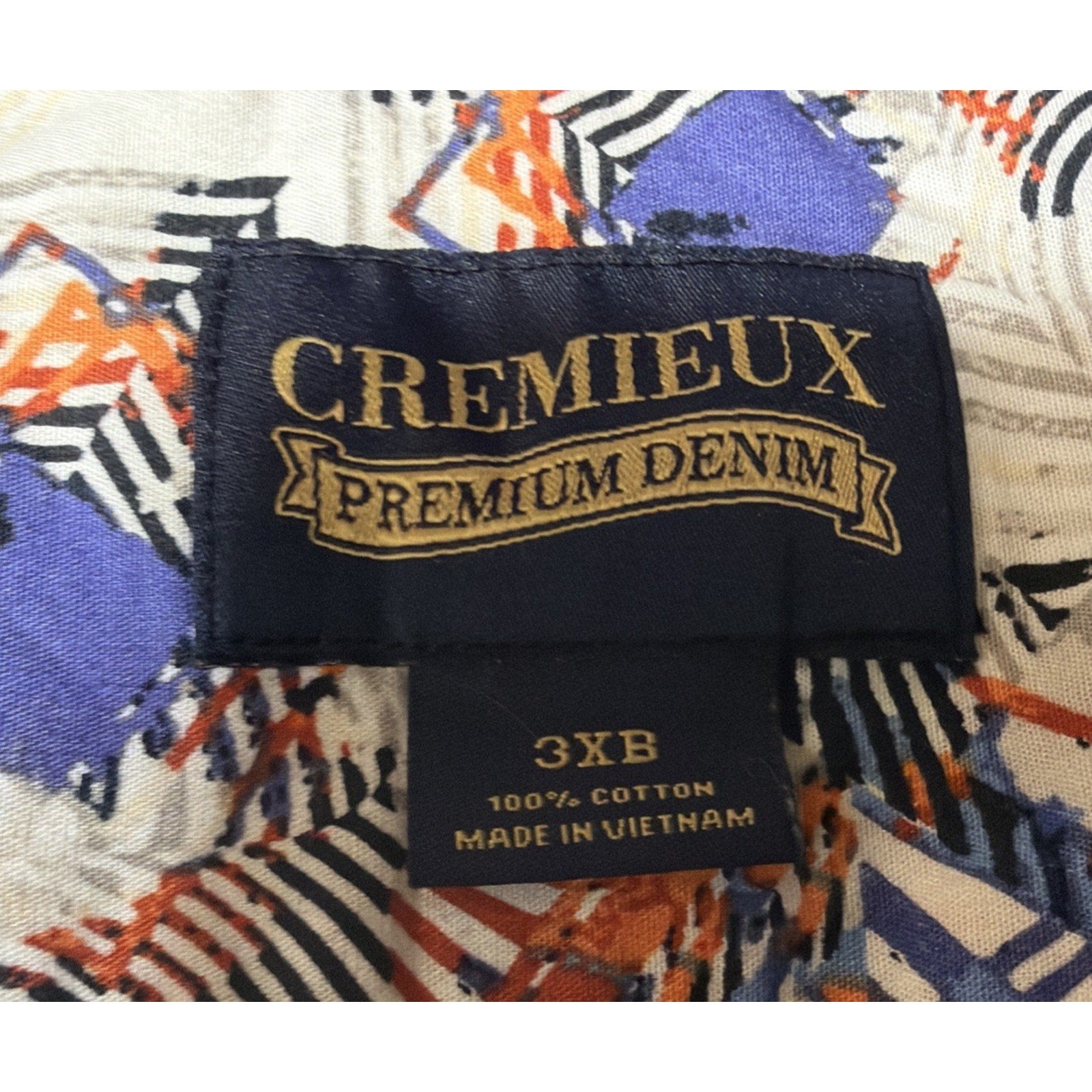 Cremieux Men's Western Paisley Long Sleeve Shirt Size Big 3X Snap Button