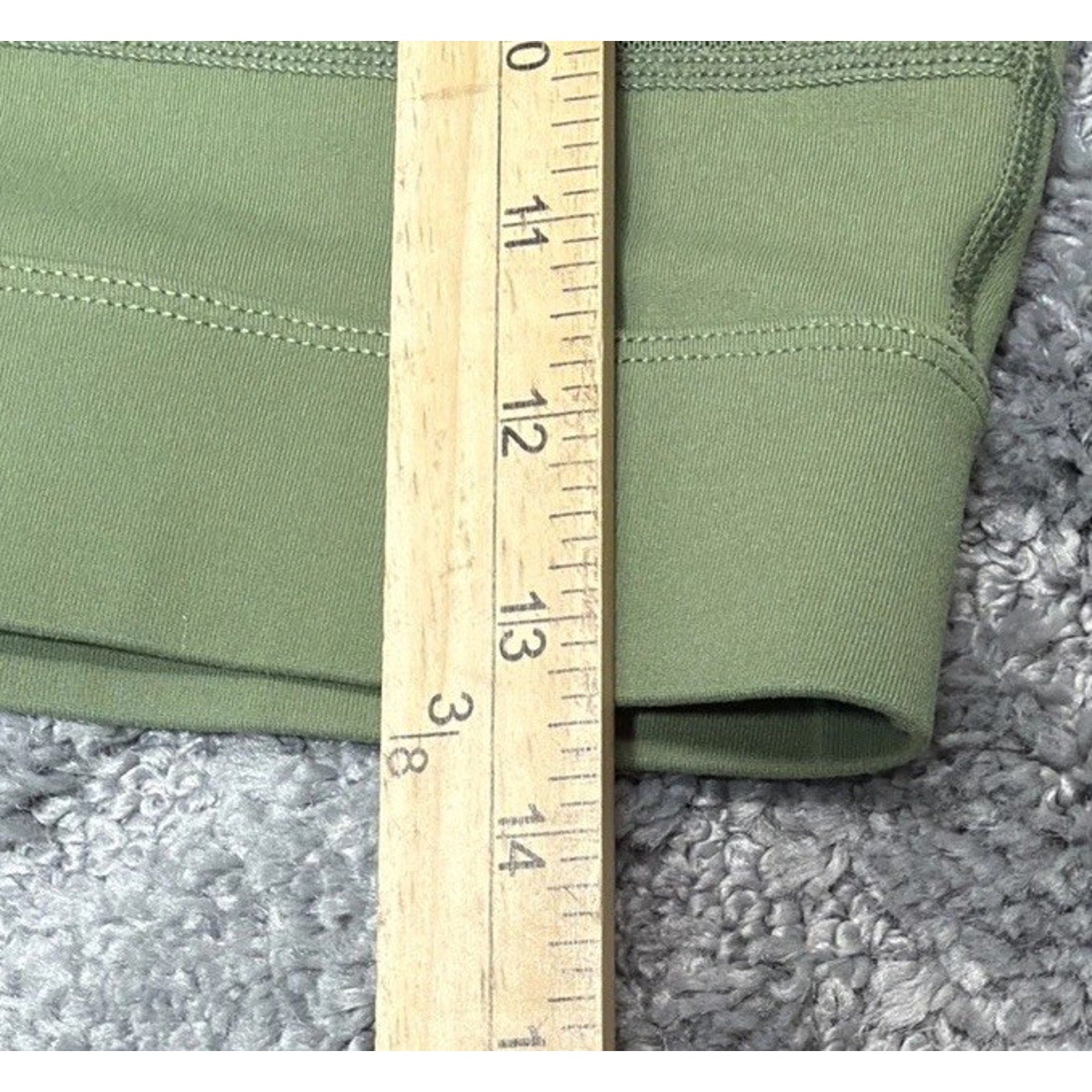 ZYIA Active Women's High Neck Zip Back All Star Sports Bra Green Size Small