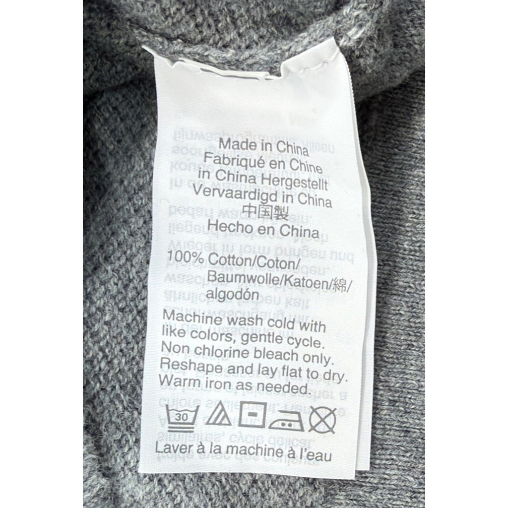 J.Crew MERCANTILE Sweater Mens S Heather Gray 100% Cotton Thin Knit Crew