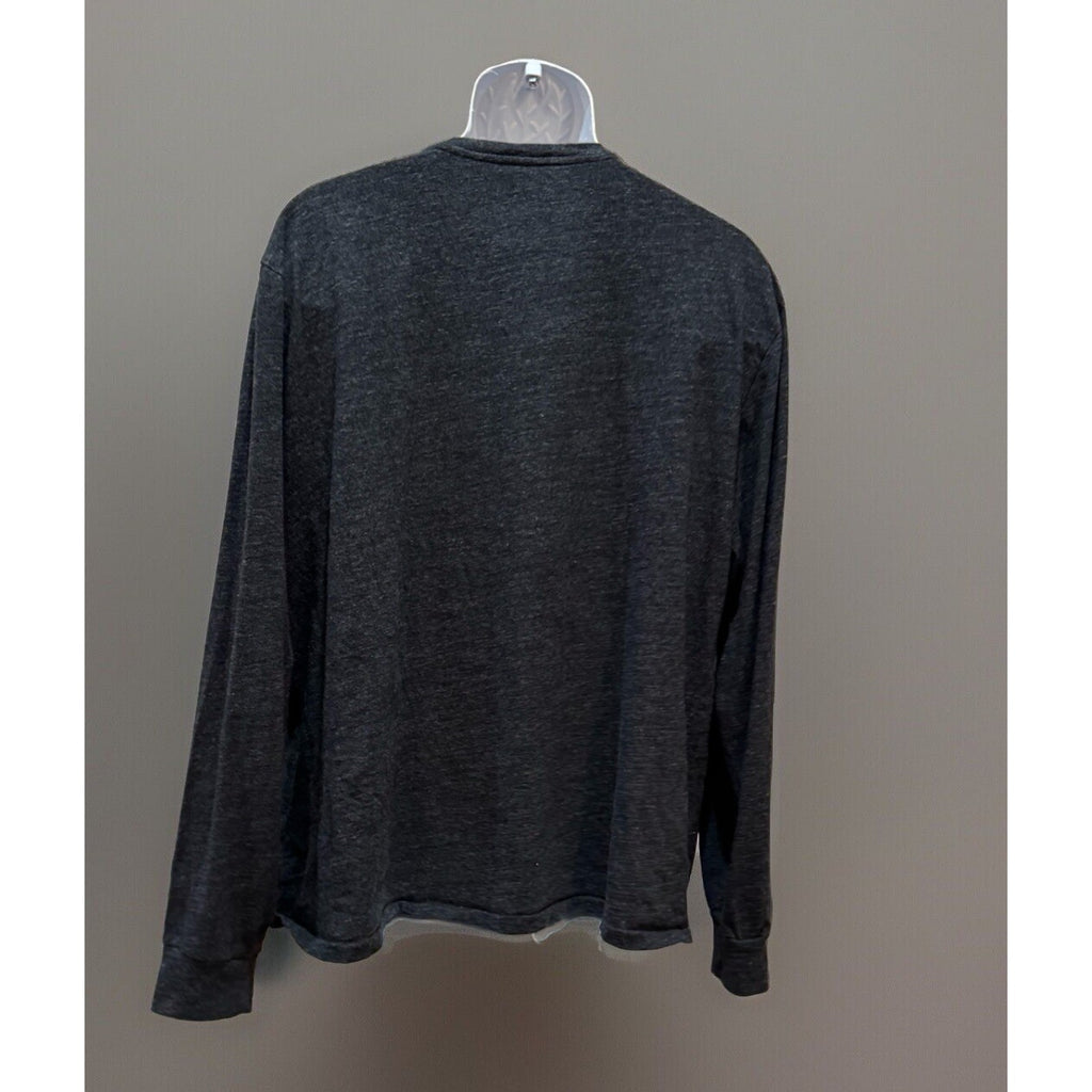 Polo Ralph Lauren Shirt Black Red Pony Long Sleeve Adult Men's X-Large Cotton