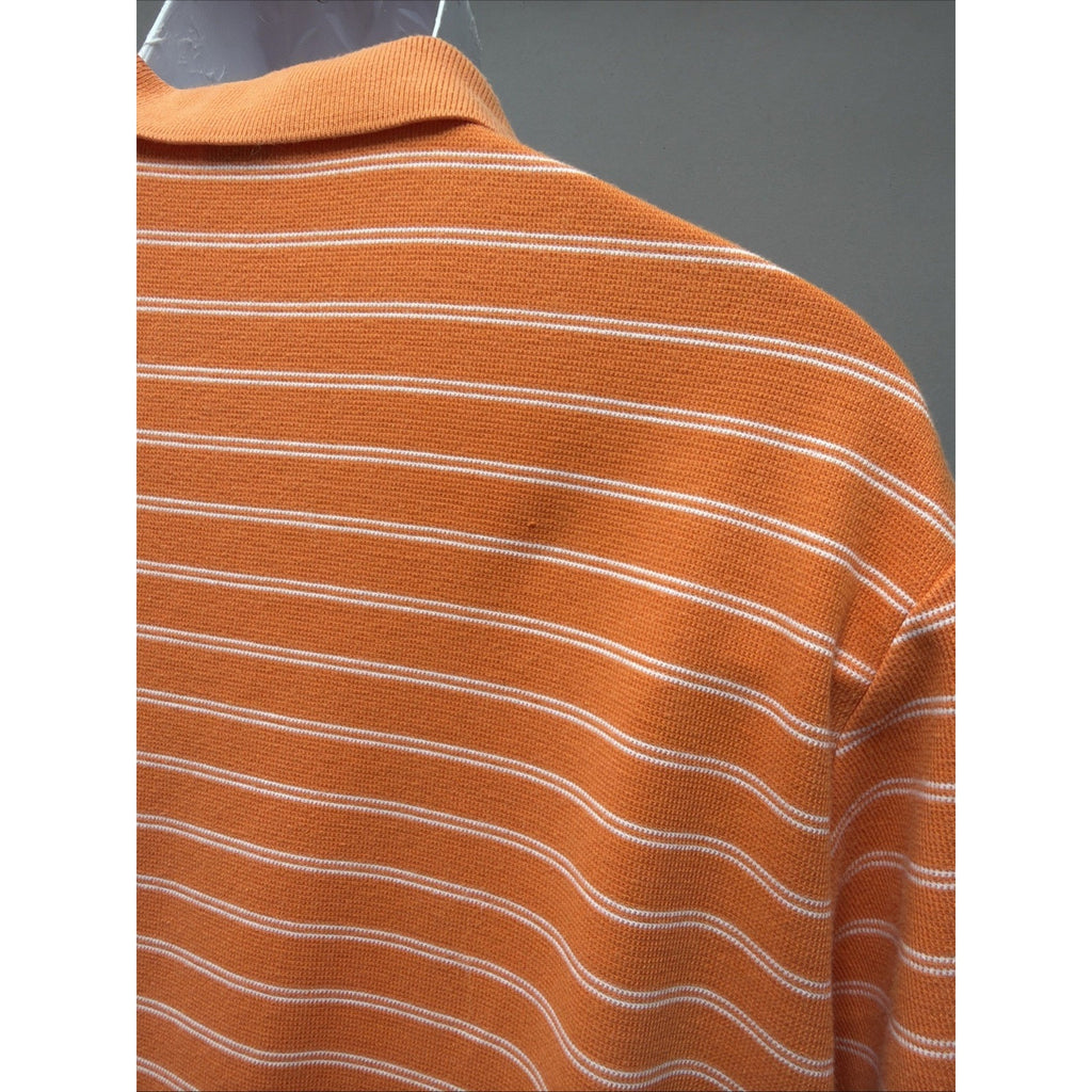 Polo Ralph Lauren Mens L Cotton Polo Shirt Orange Golf Preppy Casual