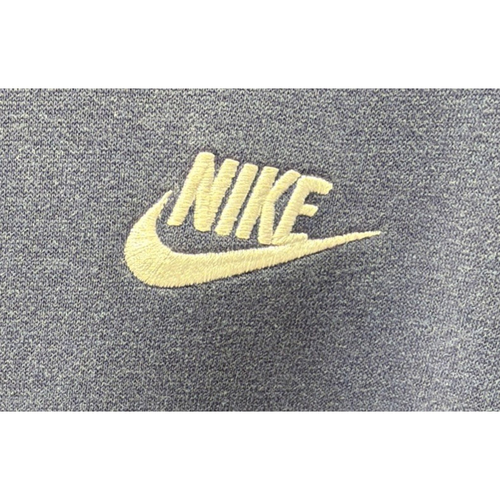 Nike Blue Vintage Y2K Black Tag Embroidered Chest Swoosh Blue Crewneck XXL