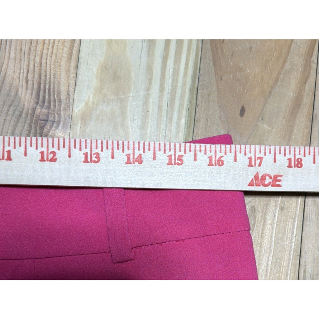 New York & Company Barely Boot Pants Pink Modern Fit Stretch 7th Av 8 Tall Nwt