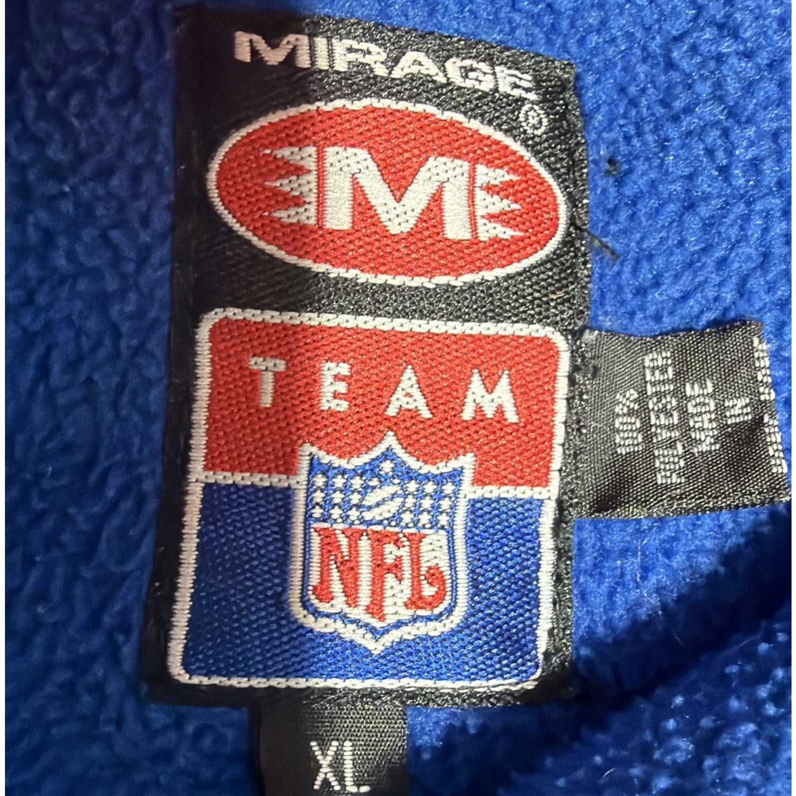 Vintage 90’s New York Giants Team Fleece NFL Mirage Size XL