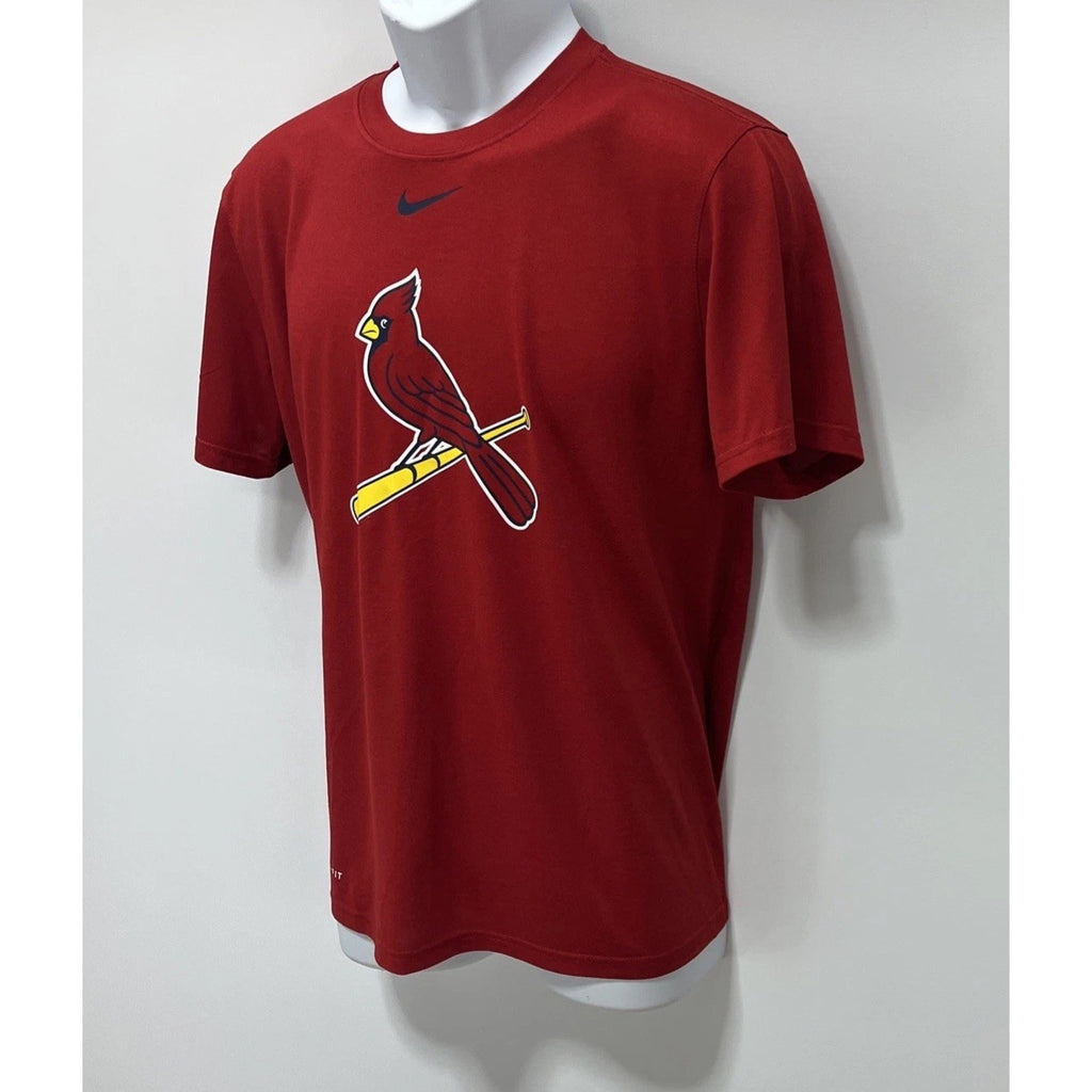 Nike Dri-Fit St. Louis Cardinals Red T-shirt - 1 Bird/1 Bat - MLB Size Medium