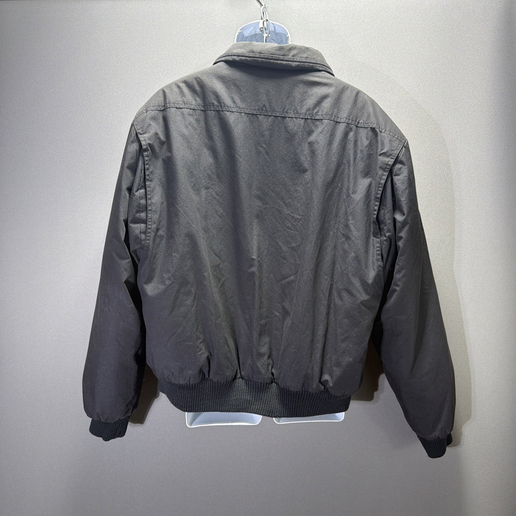 Vintage 80s Members Only Cafe Racer Jacket Mens Size 46 Black Quilted