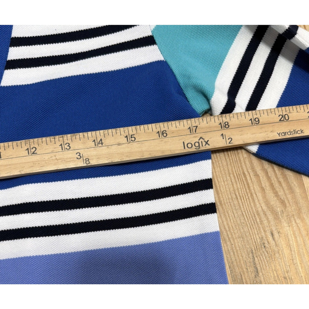 TALBOTS WOMAN Tunic/ Dress 3/4 SLEEVE MULTICOLOR STRIPED TOP Small