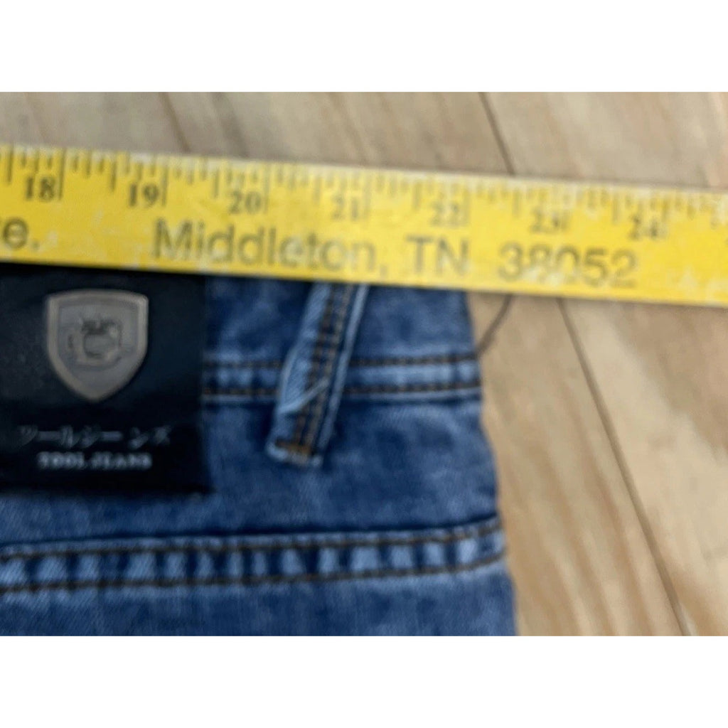 Vintage Y2K Tool Jeans Men’s 44x32 Baggy Distressed Straight Grunge Faded Blue