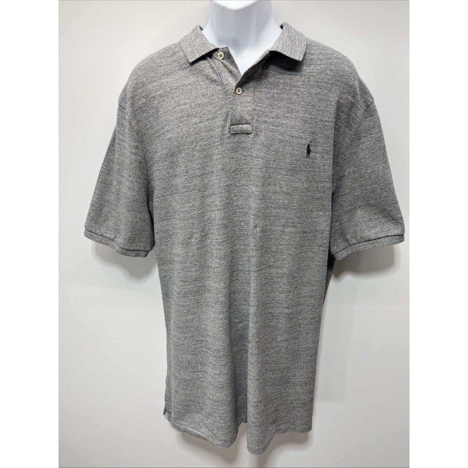 Polo Ralph Lauren Classic Fit Mens Gray Short Sleeve Polo Shirt Size XXL