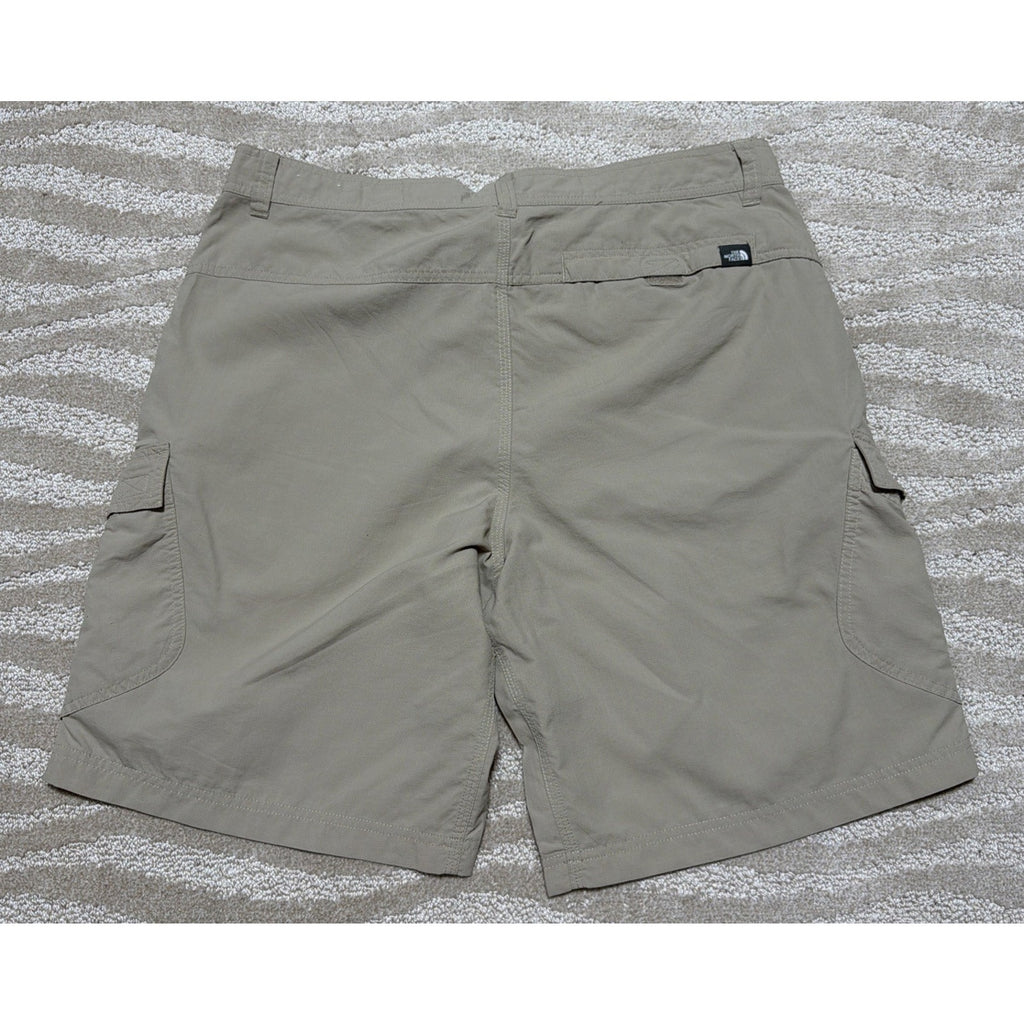 THE NORTH FACE Men's Horizon Nylon Cargo Utility Hiking Shorts Beige Size 36