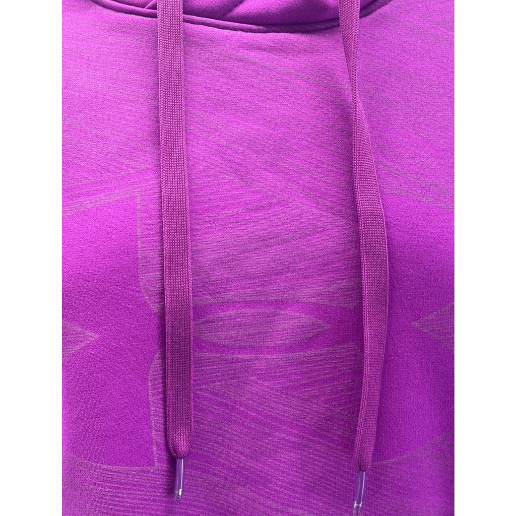 Under Armour Storm Cold Gear Womens Large Semi-Fitted Purple Pullover Hoodie