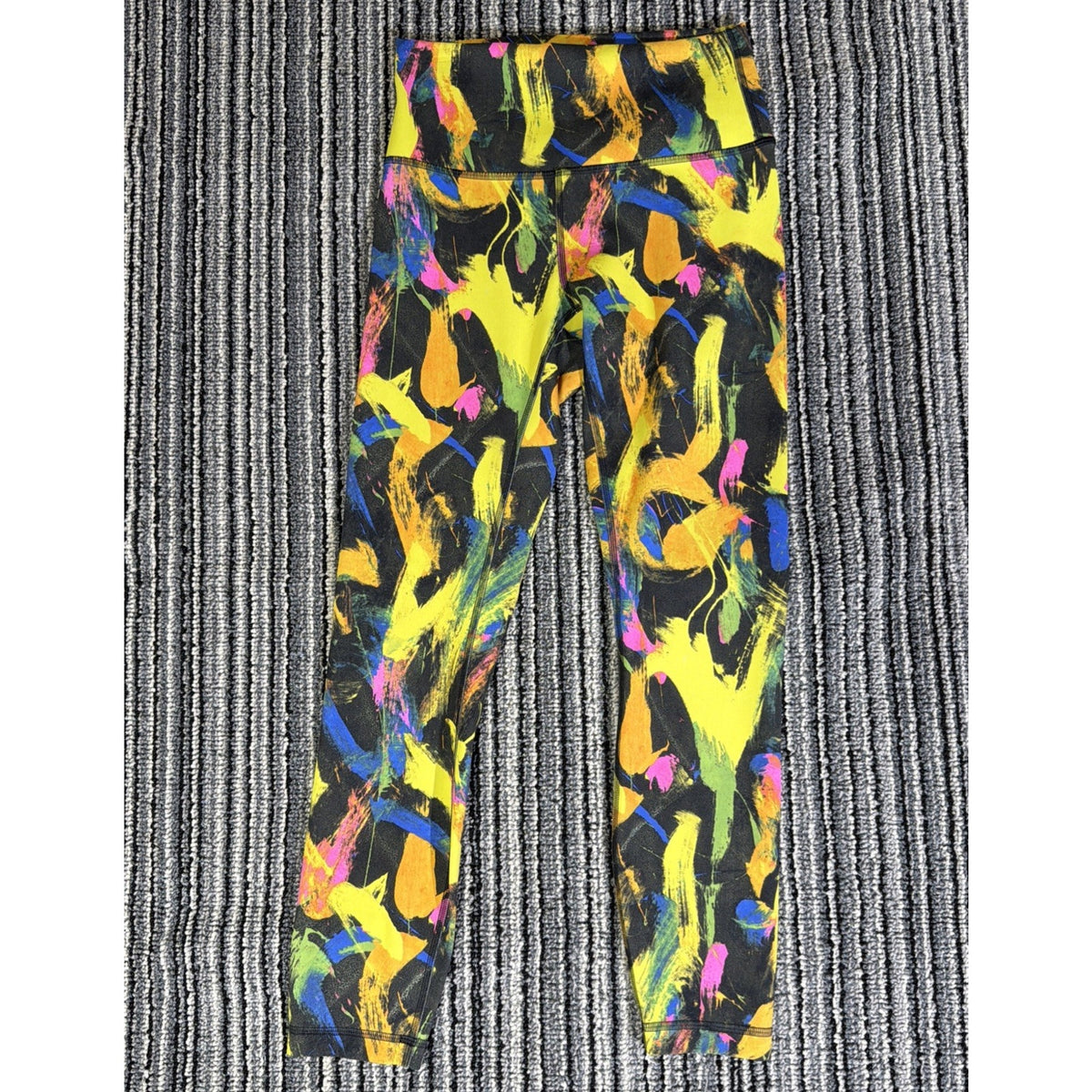 Lululemon Wunder Train HR Tight 25”UNBM Undertone Black Multi Wmns Size 6