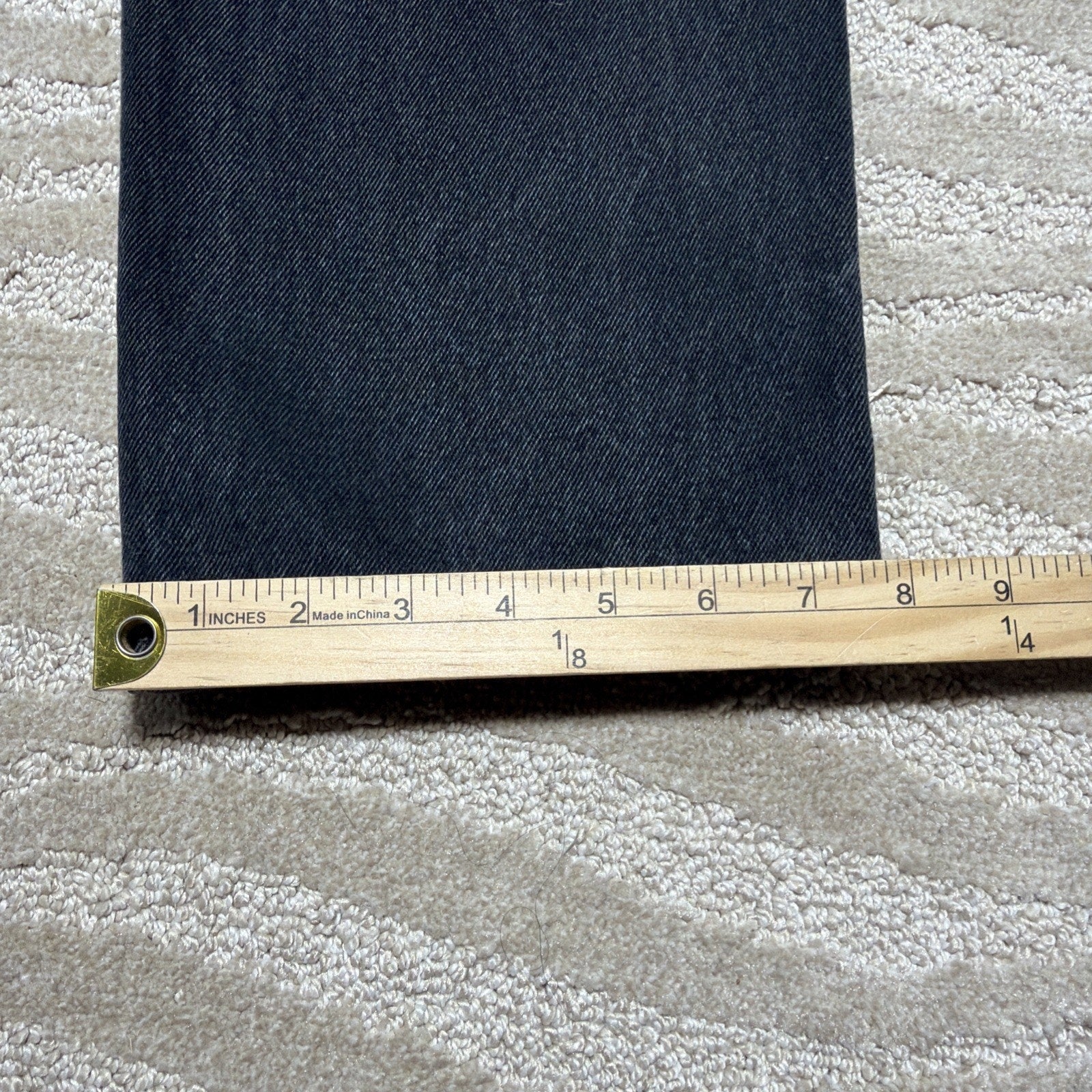 Levi's 550 Jeans Men 32x32 Black Relaxed Fit Denim Cotton Actual 31x30