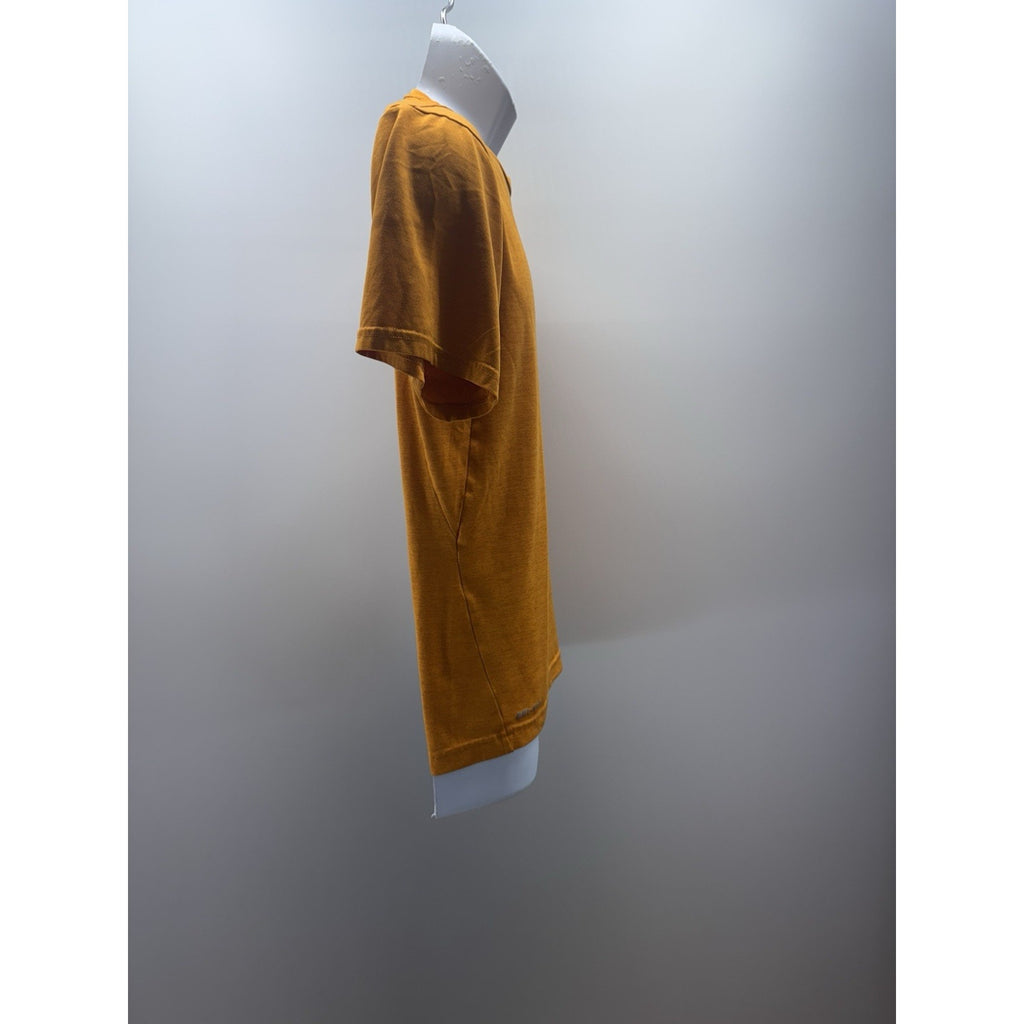 Nike Dri-fit Orange T-shirt Logo Men’s Size Small Nikebetterworld