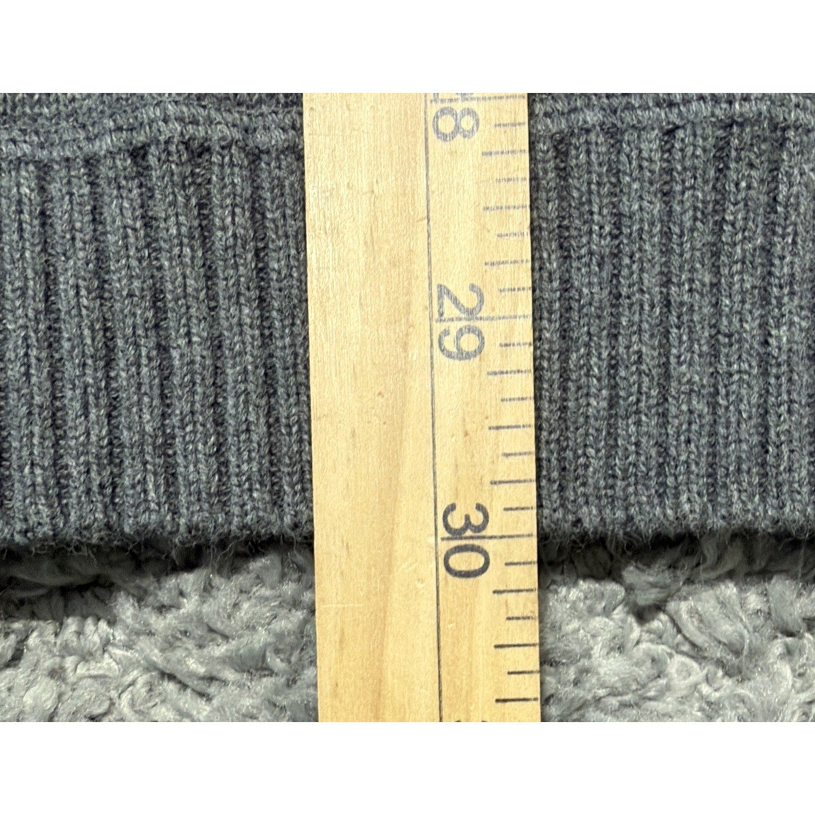 Vintage Y2K GAP Pullover 100% Cotton Sweater XL Gray neck Preppy Minimalist 2003